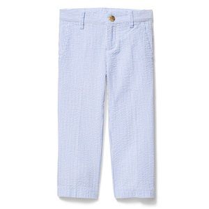 Janie and Jack Seersucker Dress Pant